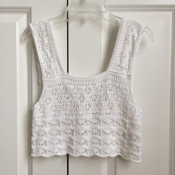 Urban Outfitters Crop Crochet Tank - Picture 2 of 3